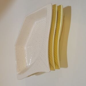 MCM Atomic Vintage Ceramic Ashtrays